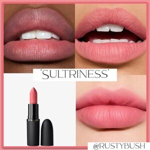 MAC ‘Sultriness’ Powder Kiss Hazy Matte Lipstick